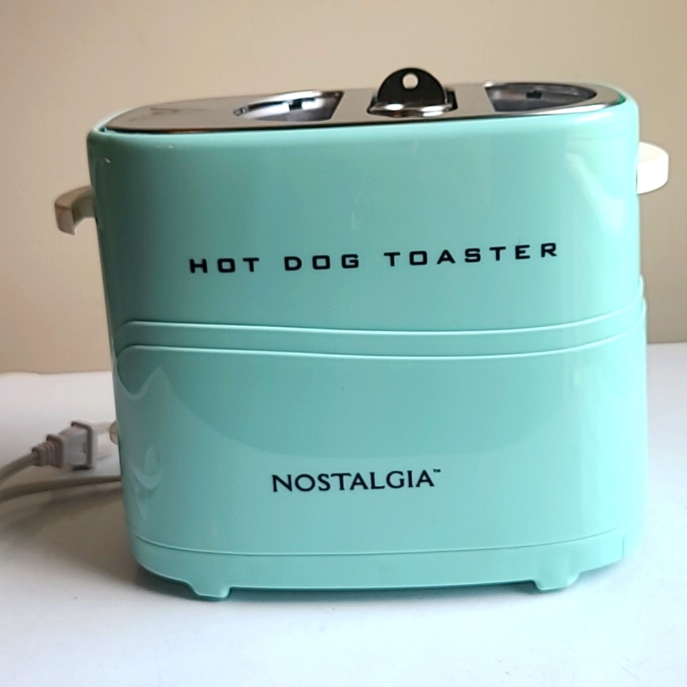 Nostalgia Aqua Hot Dog Toaster
